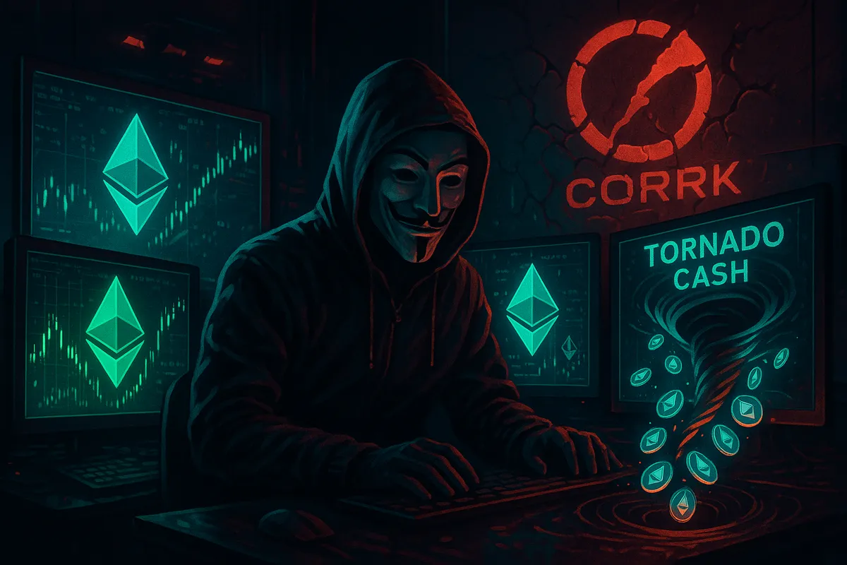 Cork Protocol Attacker Launders 3.4M ETH in Crypto Heist
