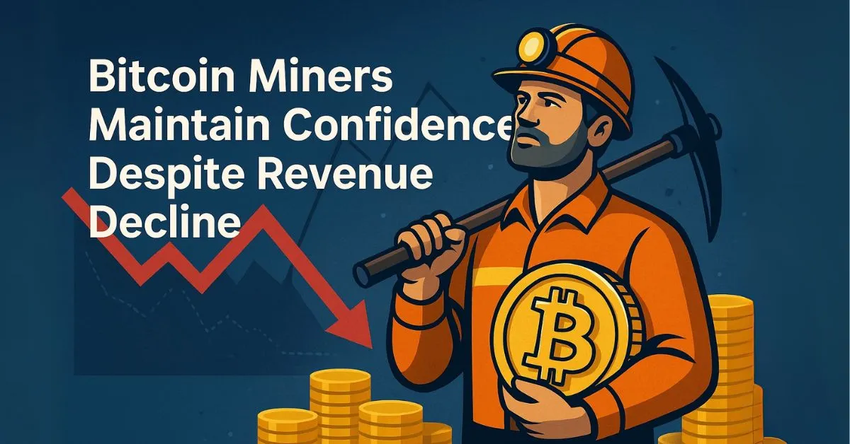 Bitcoin Miners Maintain Confidence Despite Revenue Decline