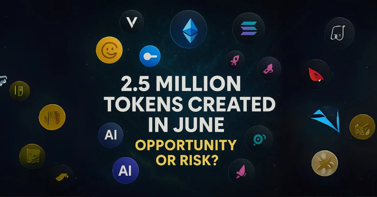 2.5 Million New Tokens Launched in June: Opportunity or Risk?