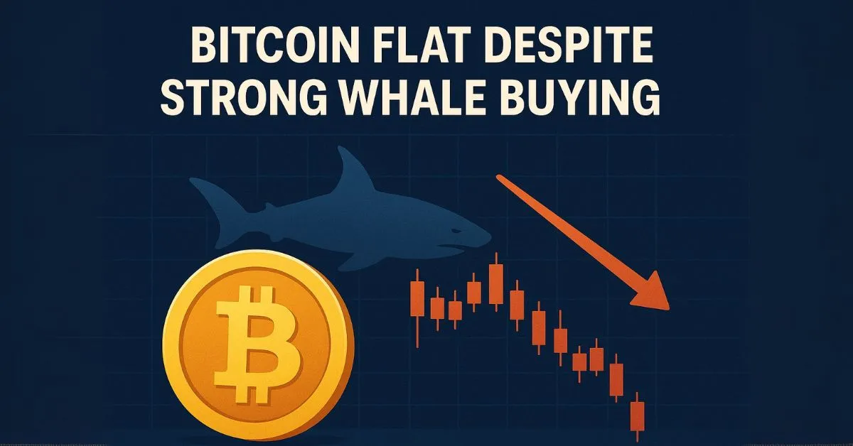 Bitcoin Remains Flat Despite Whale Accumulation