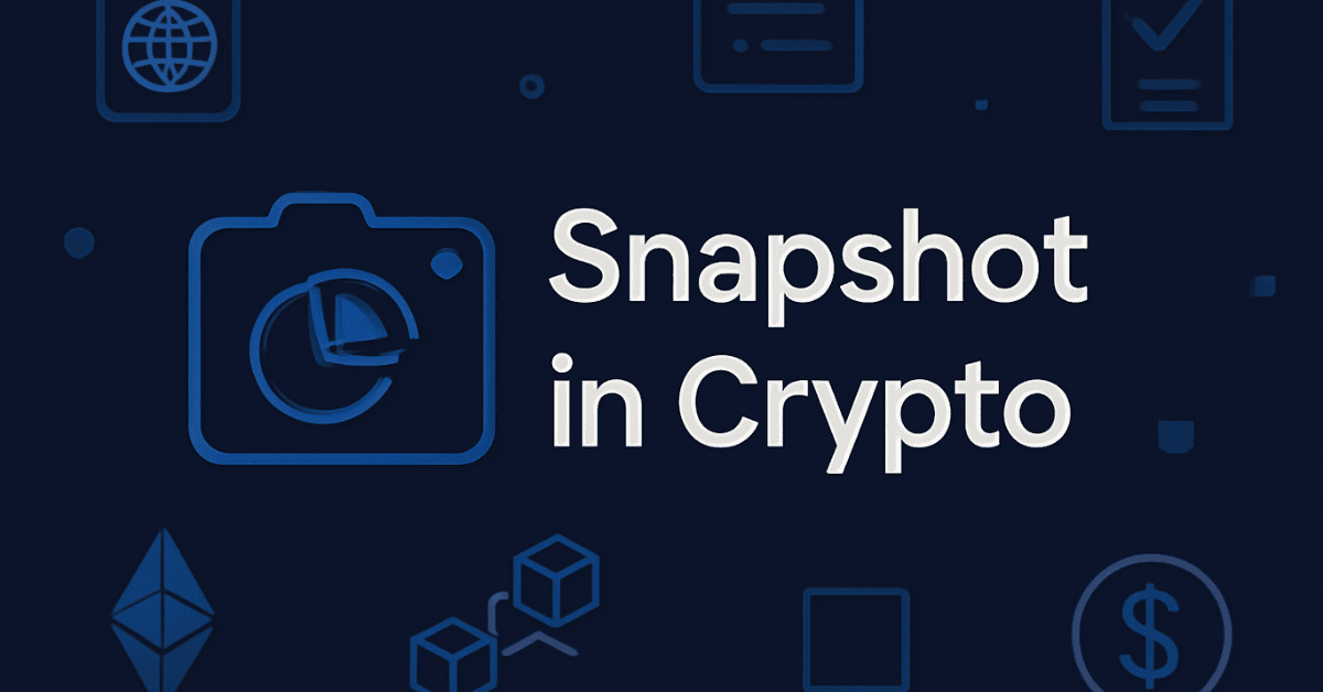 Snapshot in Crypto: Understanding and Applications