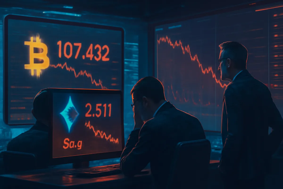 Crypto Market Corrects as BTC Pulls Back to $107,000