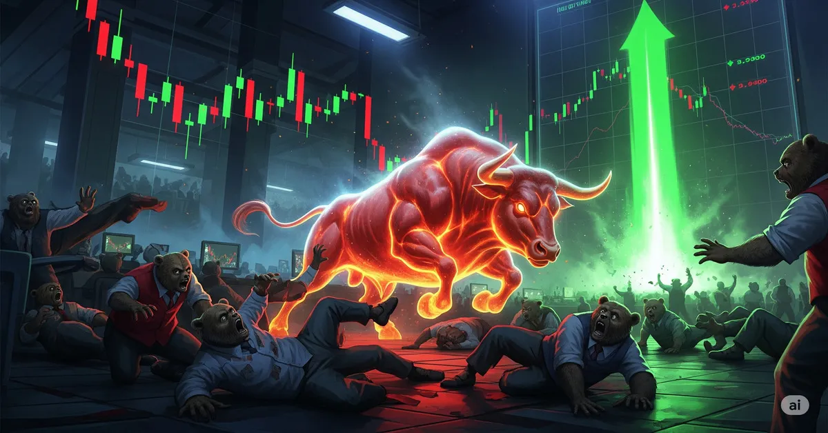 Massive Crypto Short Squeeze 'Massacres' $449M in Bets