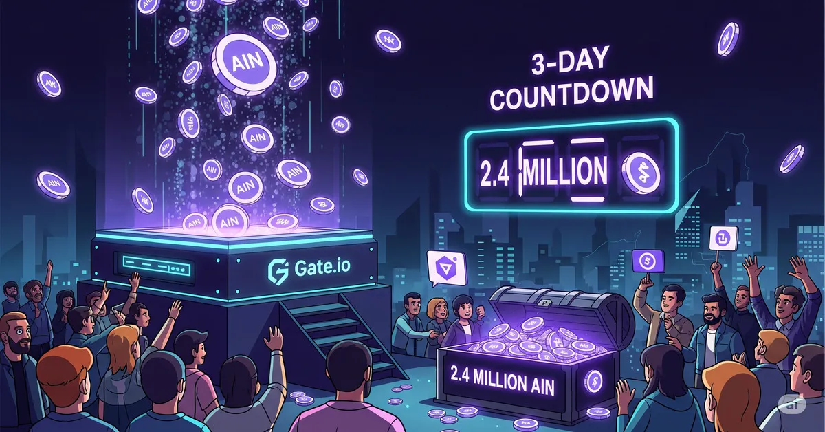 Gate.io CandyDrop: 3-Day Countdown for AIN Crypto Airdrop