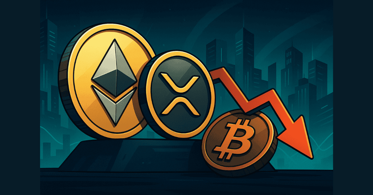 Ethereum Và XRP Tăng Trưởng, Bitcoin Mất Dần Thế Lực