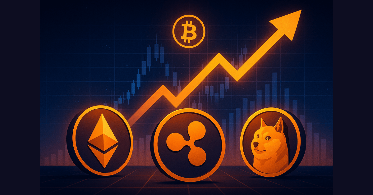 Crypto Bùng Nổ: ETH, XRP, DOGE Dẫn Dắt Đà Tăng