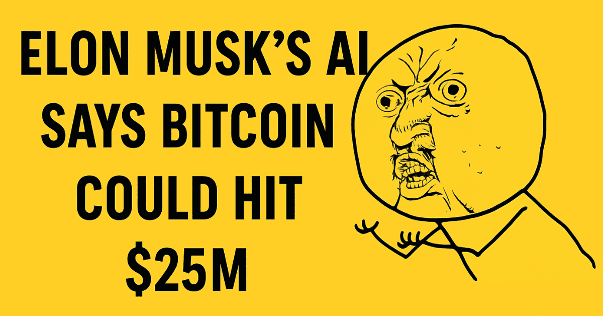 AI Của Elon Musk Nói Bitcoin Có Thể Chạm 25 Triệu