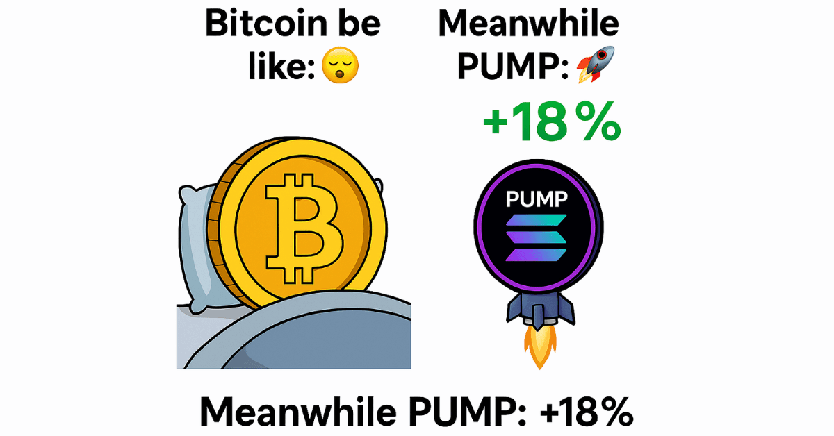 Bitcoin Holds Steady, Solana-Based Crypto PUMP Surges 18%