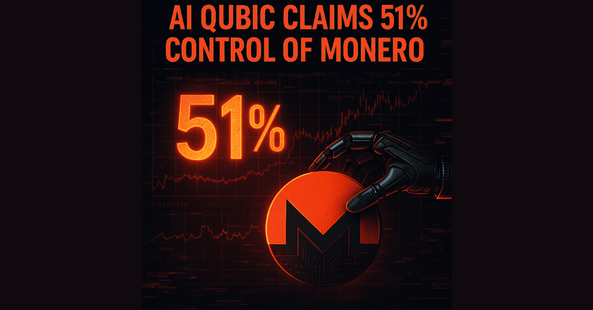 Crypto Sốc: AI Qubic Tuyên Bố Nắm 51% Monero