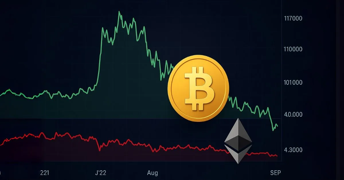 Crypto Market Cools: Bitcoin Below $110K, Ethereum Weakens