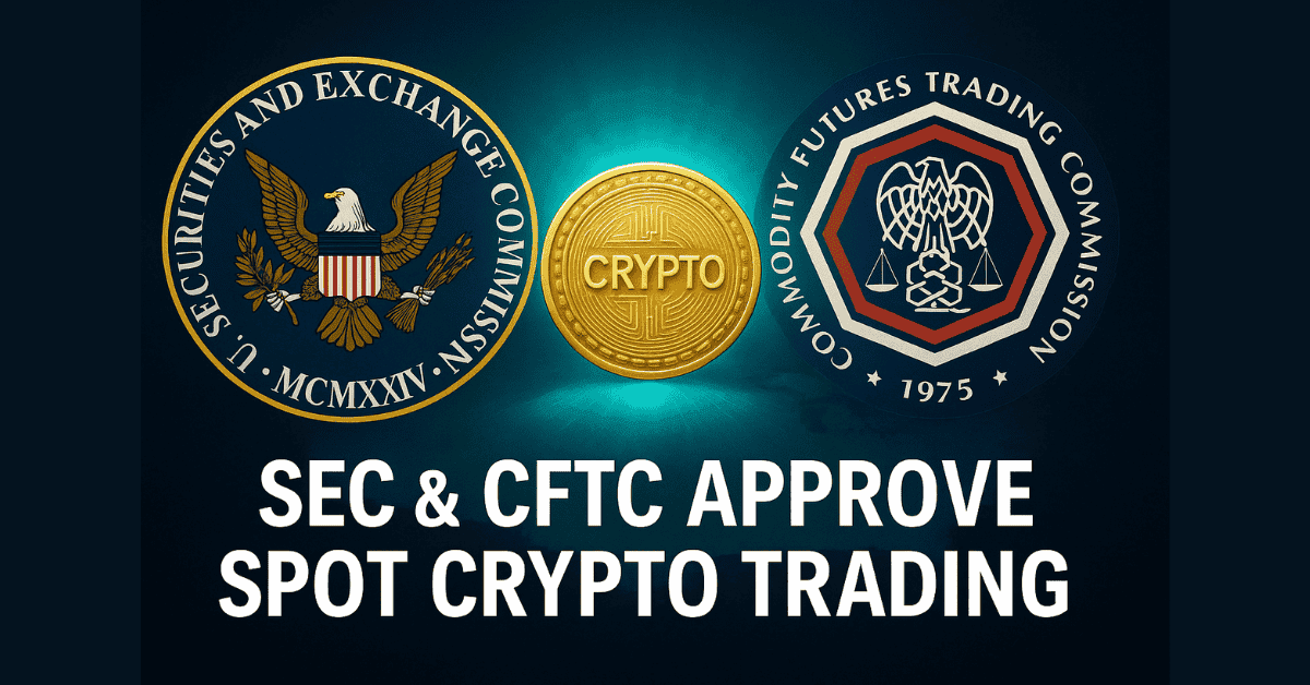 SEC, CFTC Approve Spot Crypto Trading On Licensed Exchanges