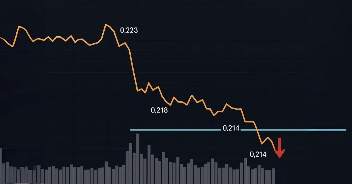 Phân Tích Giá Dogecoin Crypto: Xu Hướng Giảm Khối Lượng Tăng