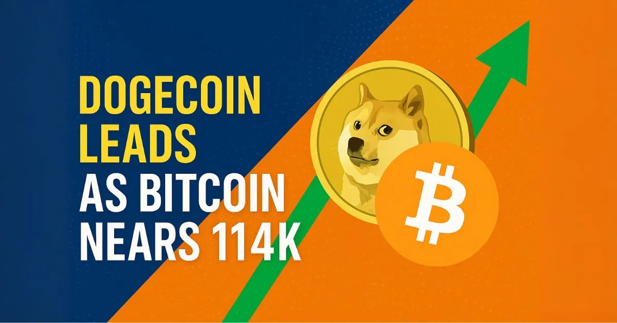Dogecoin Dẫn Đầu, Bitcoin Áp Sát 114k USD