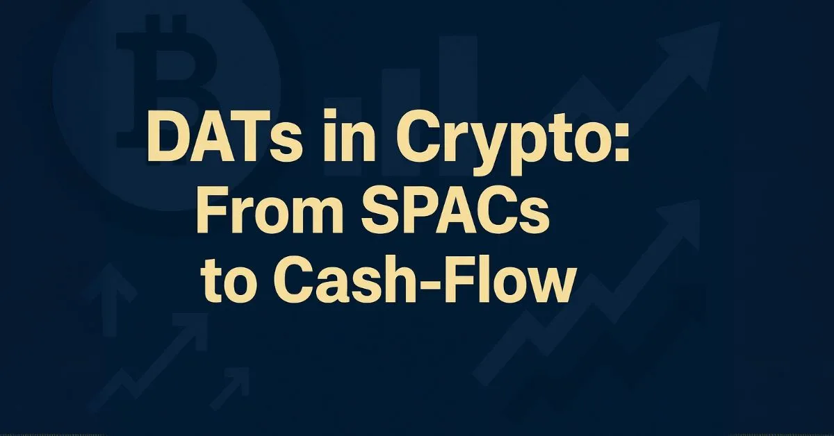 Xu Hướng DATs Crypto: Từ SPAC Đến Dòng Tiền
