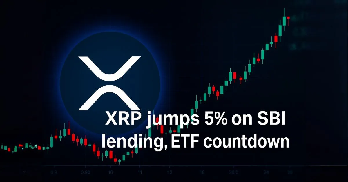 XRP Crypto jumps 5% On SBI Lending, ETF Countdown