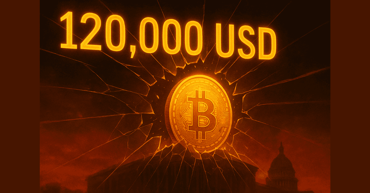 Bitcoin Vượt 120k: Crypto Bùng Nổ Giữa Khủng Hoảng Mỹ