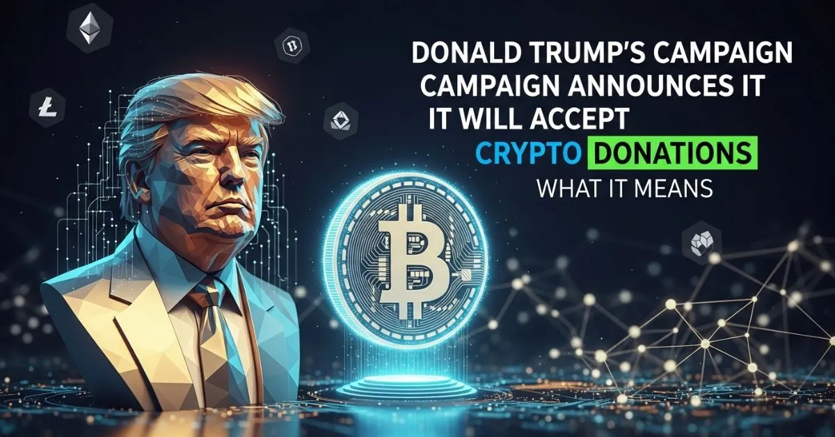 Trump Campaign to Accept Crypto Donations