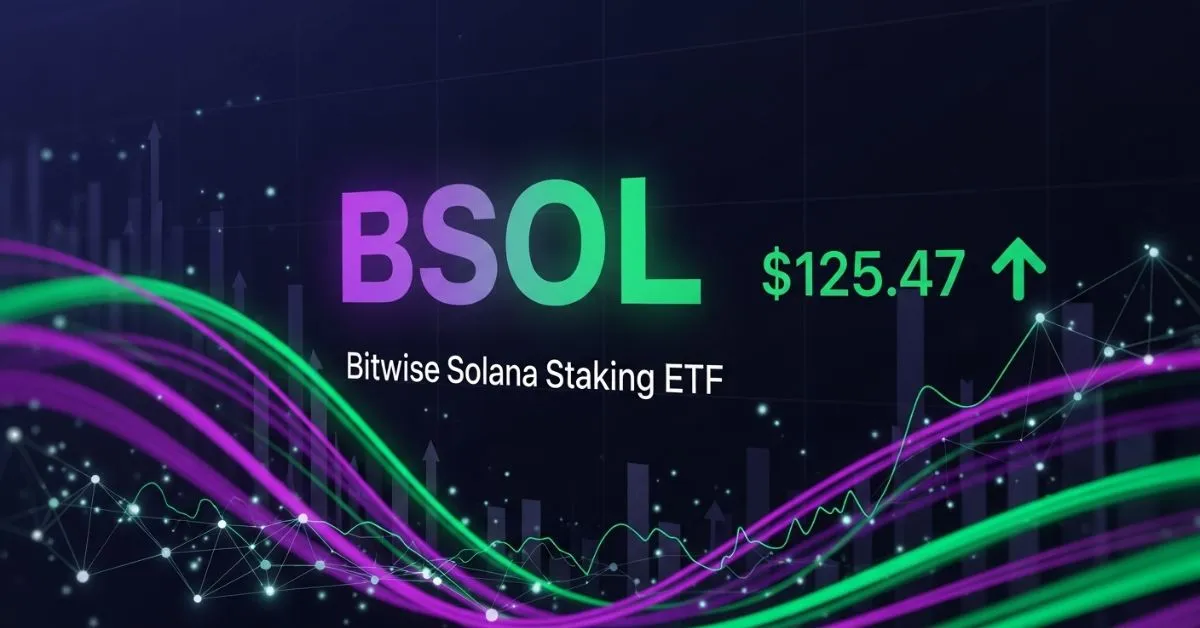 Bitwise Solana Staking ETF Hits $72M Second-Day Volume