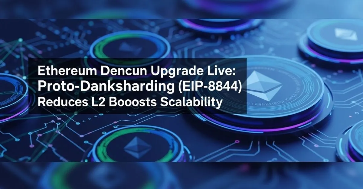 Nâng Cấp Ethereum Dencun Ra Mắt: Giảm Phí L2 Đáng Kể