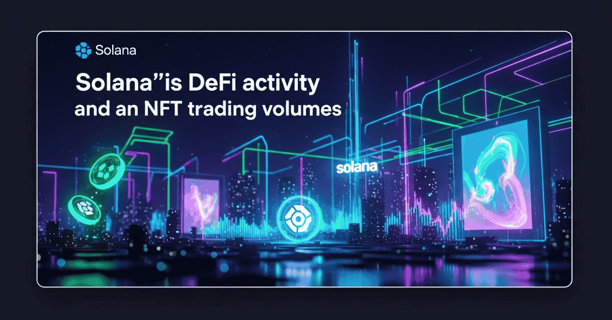 Solana Crypto Ecosystem Sees Explosive Defi & NFT Growth